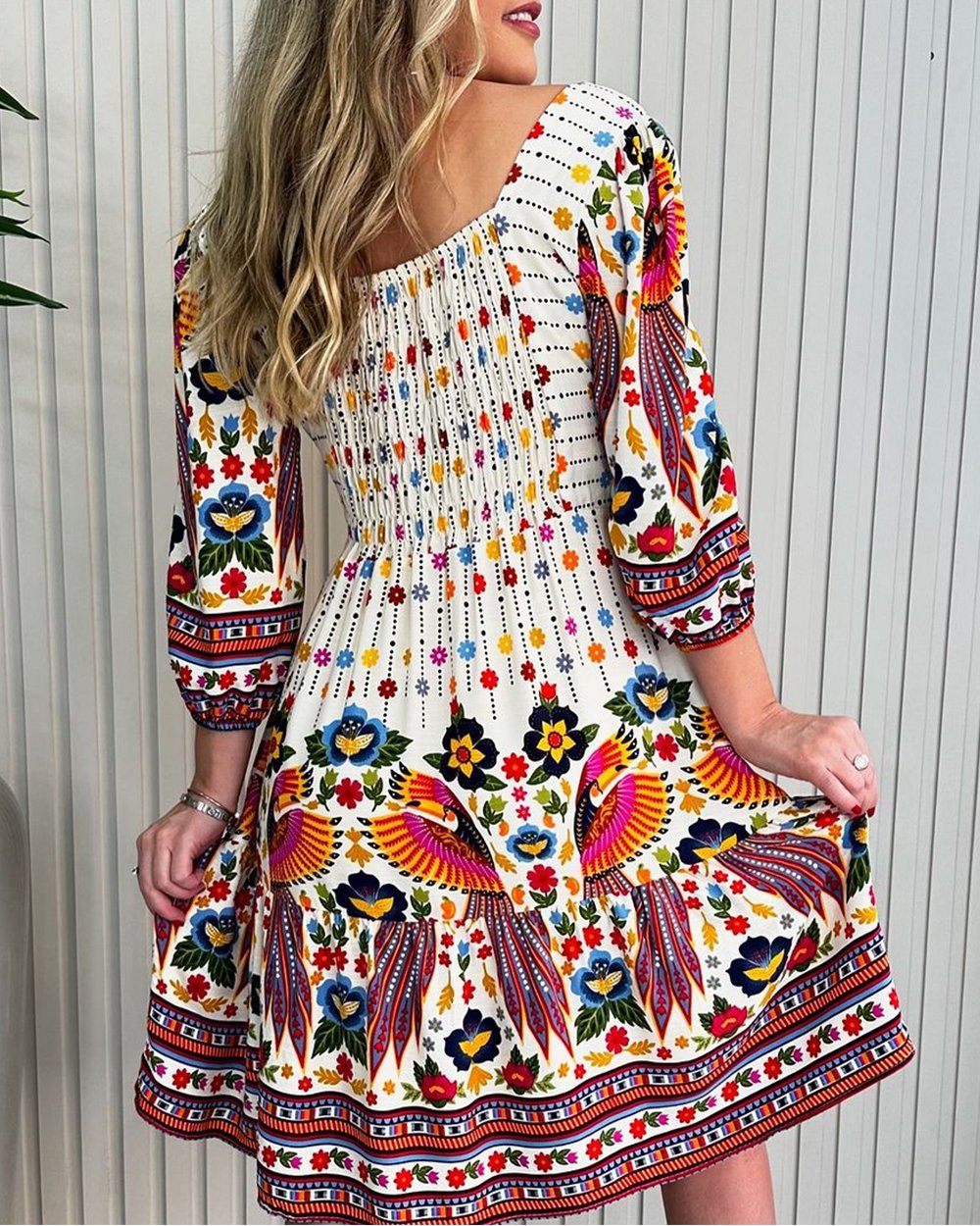 Women's Printed Pattern Dress