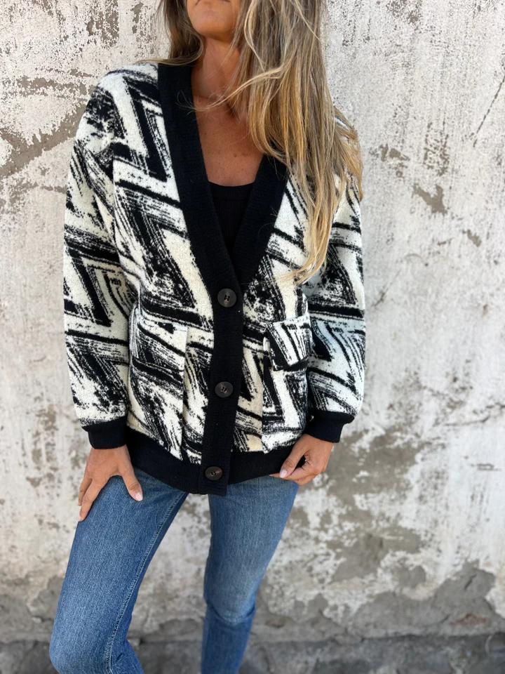 Casual V-neck Cardigan Jacket