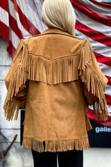 Women's Fringed Jacket Tops