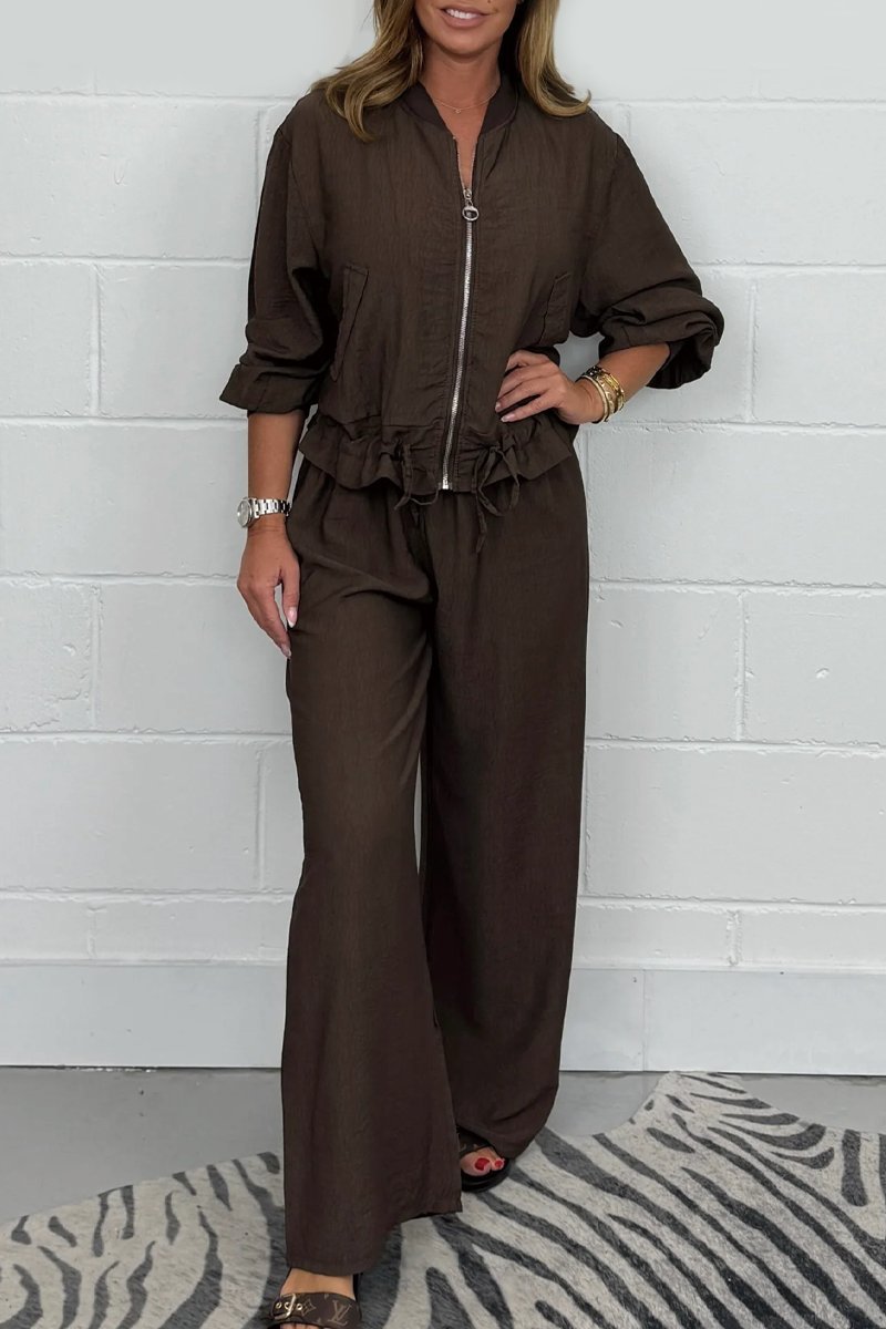 Women's Lightweight Bomber Jacket & Trouser Co-Ord