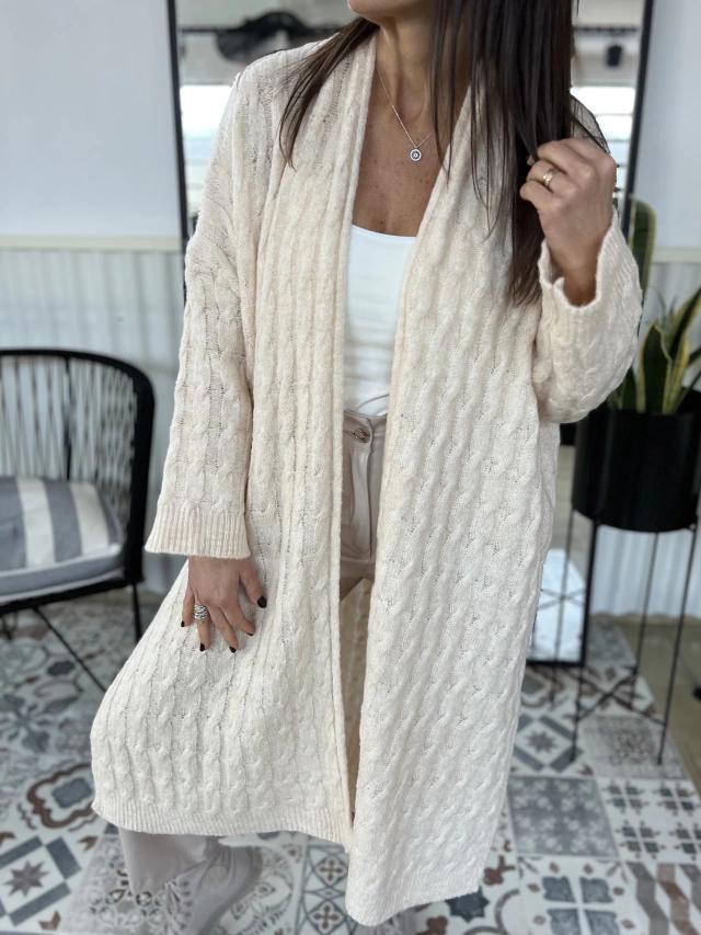 Women's V-neck Solid Color Ribbed Knitted Cardigan