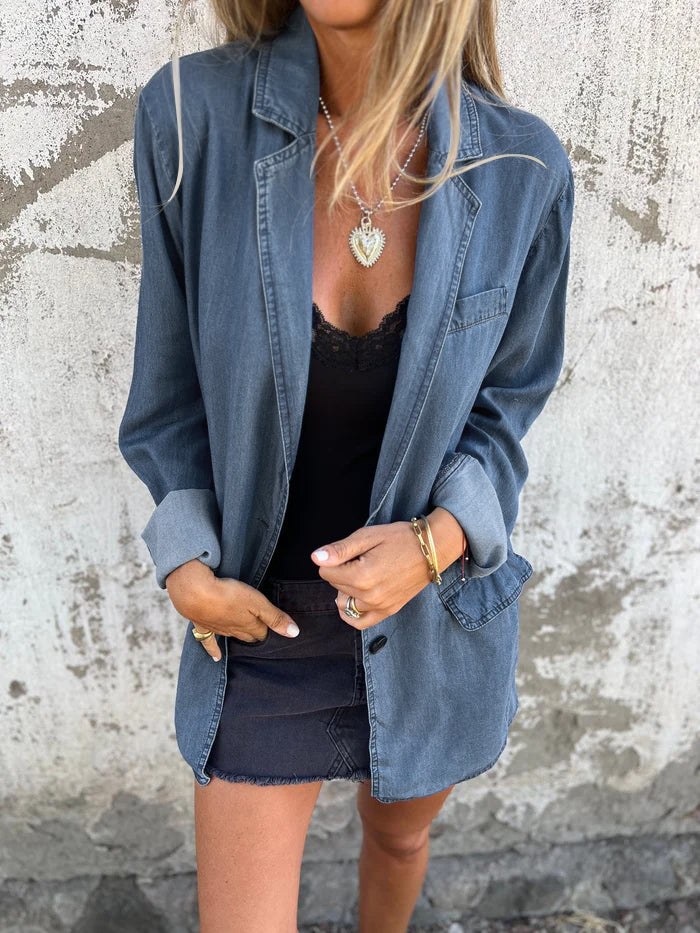 Denim Suit Casual Jacket