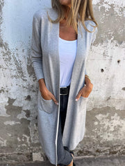 Casual Knitted Long Sleeve Cardigan