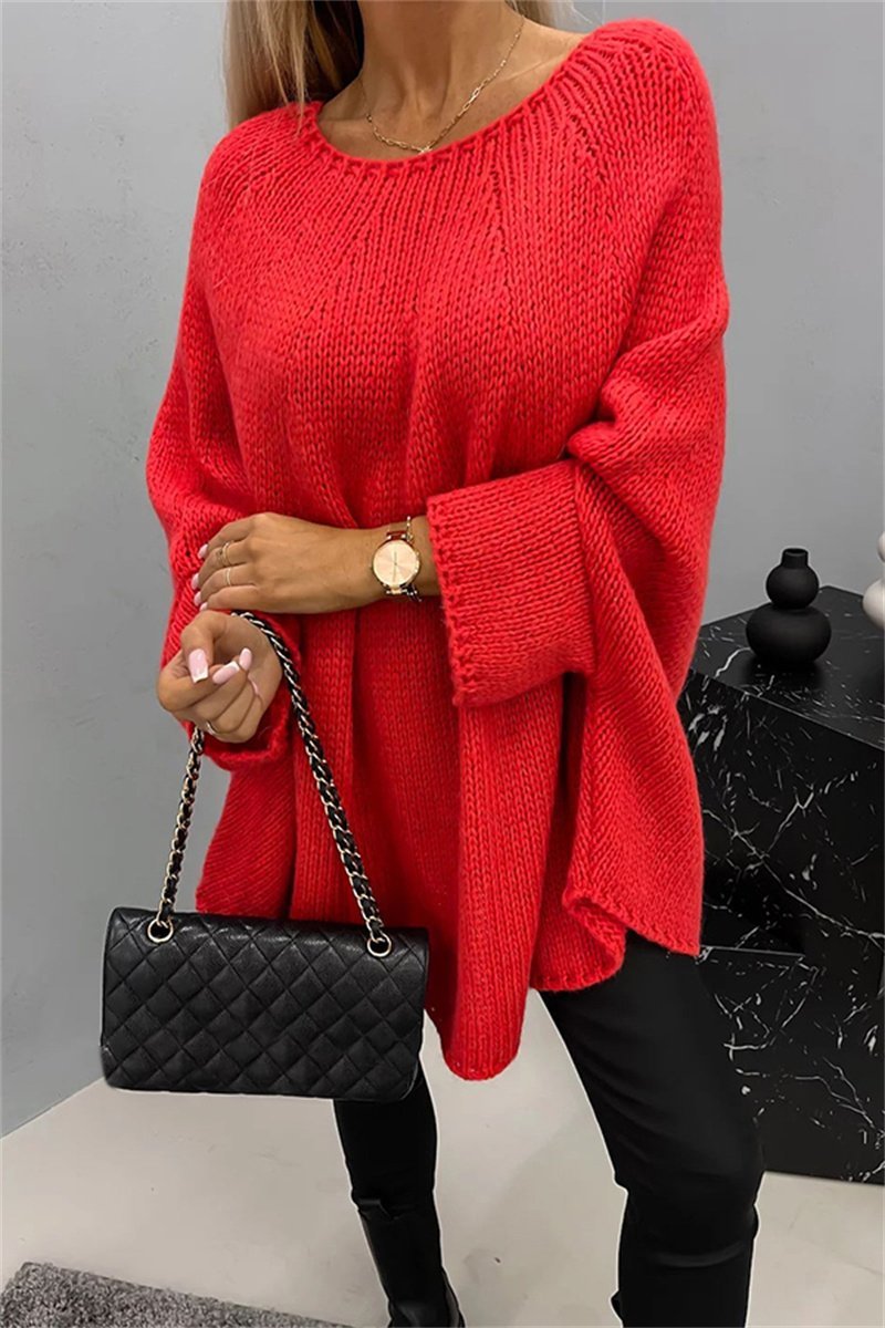 Women's Sweater Cape Poncho Style Fashion Knitted Shawl Sweater