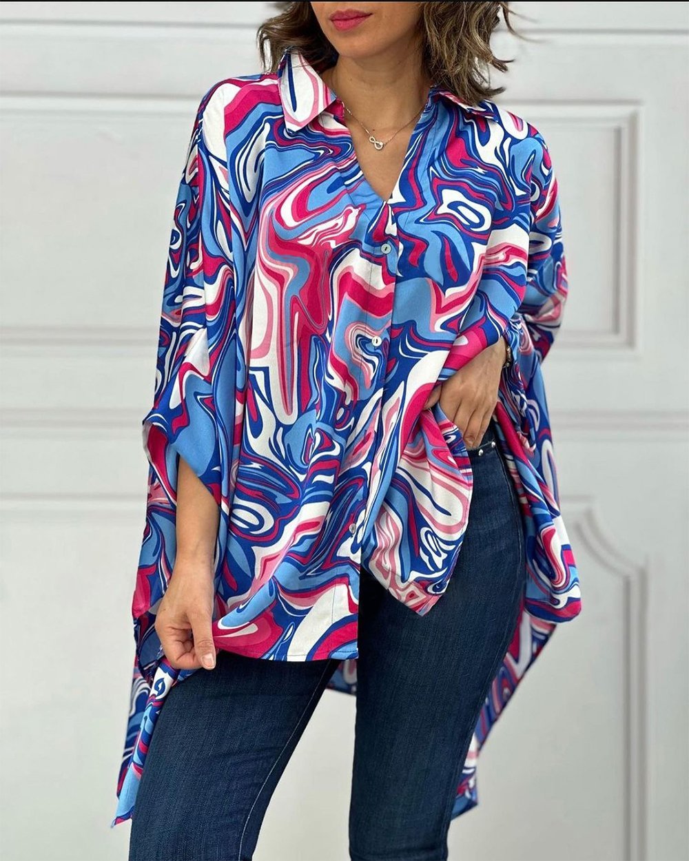 Women's Abstract Pattern Top