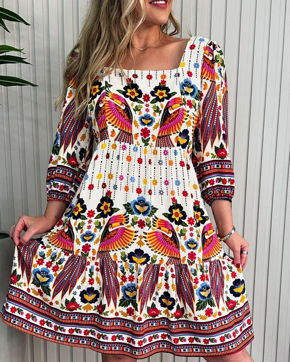 Women's Printed Pattern Dress