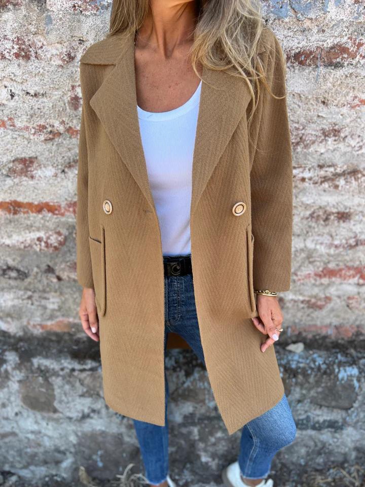 Casual Lapel Long Coat