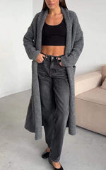 Women's Casual Solid Color Knitted Cardigan