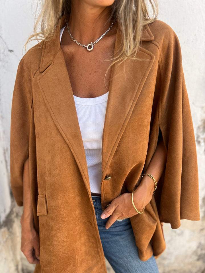 Lapel Cape Jacket