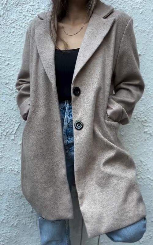 Women's Casual Lapel Single-breasted Suit Jacket