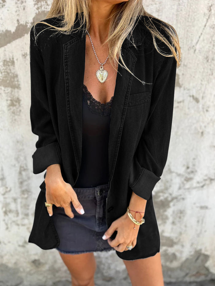 Denim Suit Casual Jacket