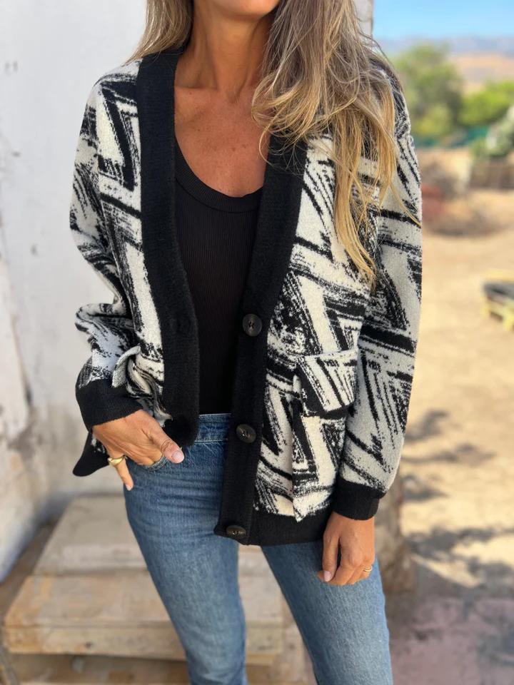 Casual V-neck Cardigan Jacket