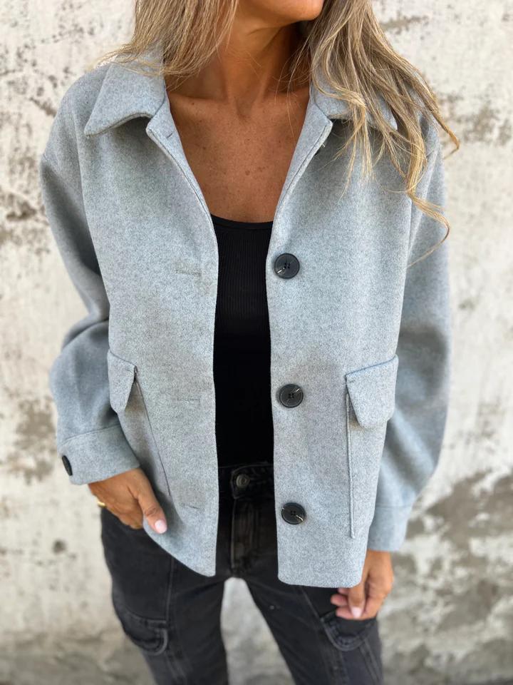 Casual Lapel Single-breasted Jacket