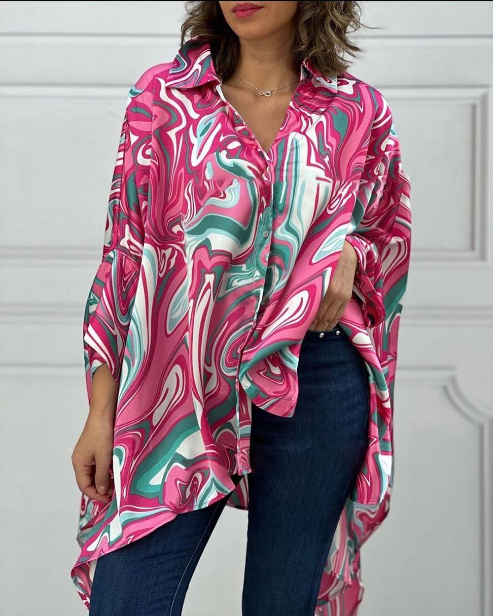 Women's Abstract Pattern Top