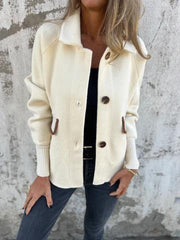 Casual Lapel Single-breasted Jacket