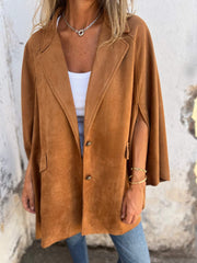 Lapel Cape Jacket