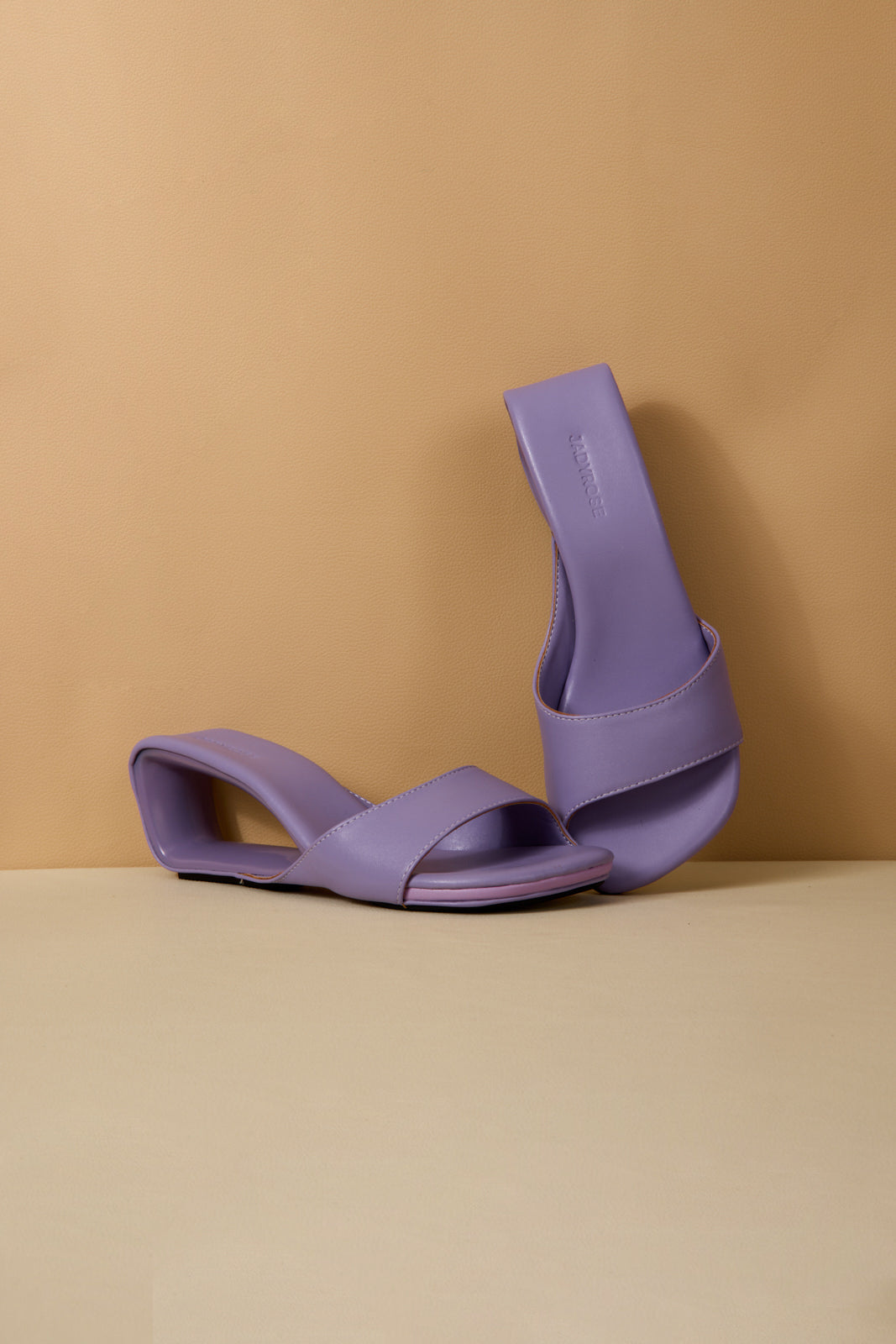 Jady Rose | In Your Court Leather Slides - Lavender