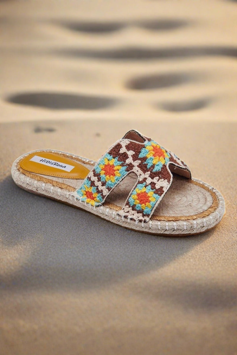 Mag Crochet Espadrille Sandals