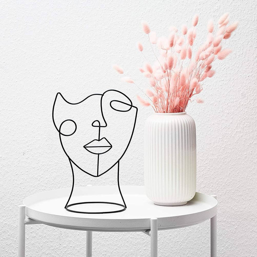 Modern Abstract Face Figure