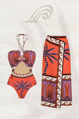 Molly Halterneck Cut-out Two-pieces Swim Set