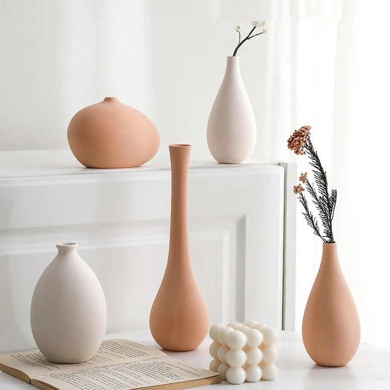 Minimalist Ceramic Pastel Vase