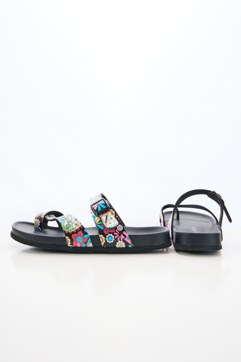 Maibulun | Thong Toe Cushioned Footbed Sandal - Multi