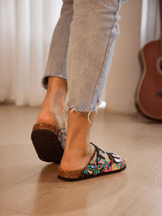 Maibulun | Signature Double Strap Footbed Sandal - Multi