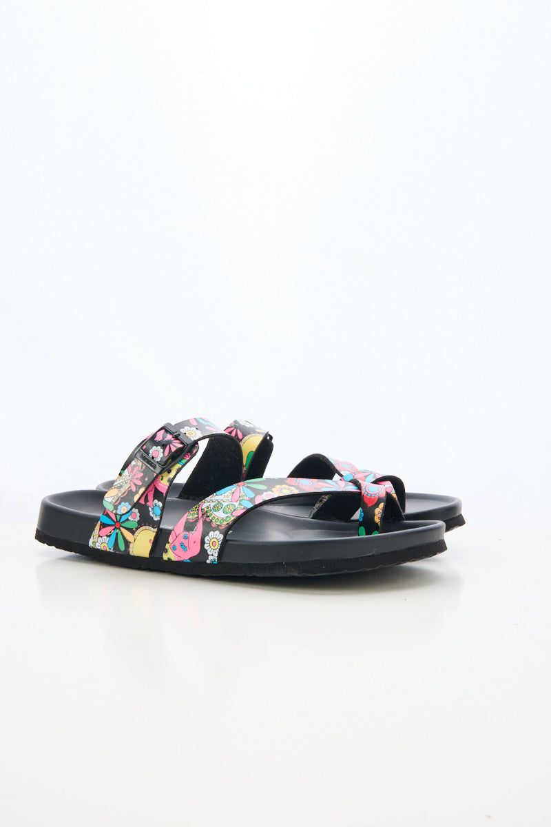 Maibulun | Thong Toe Cushioned Footbed Sandal - Multi