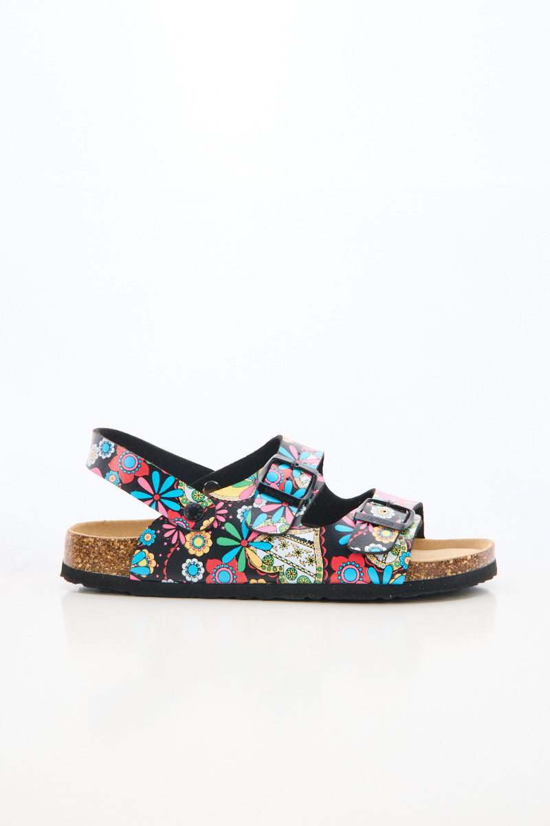 Maibulun | Double Strap Slingback Footbed Sandal - Multi