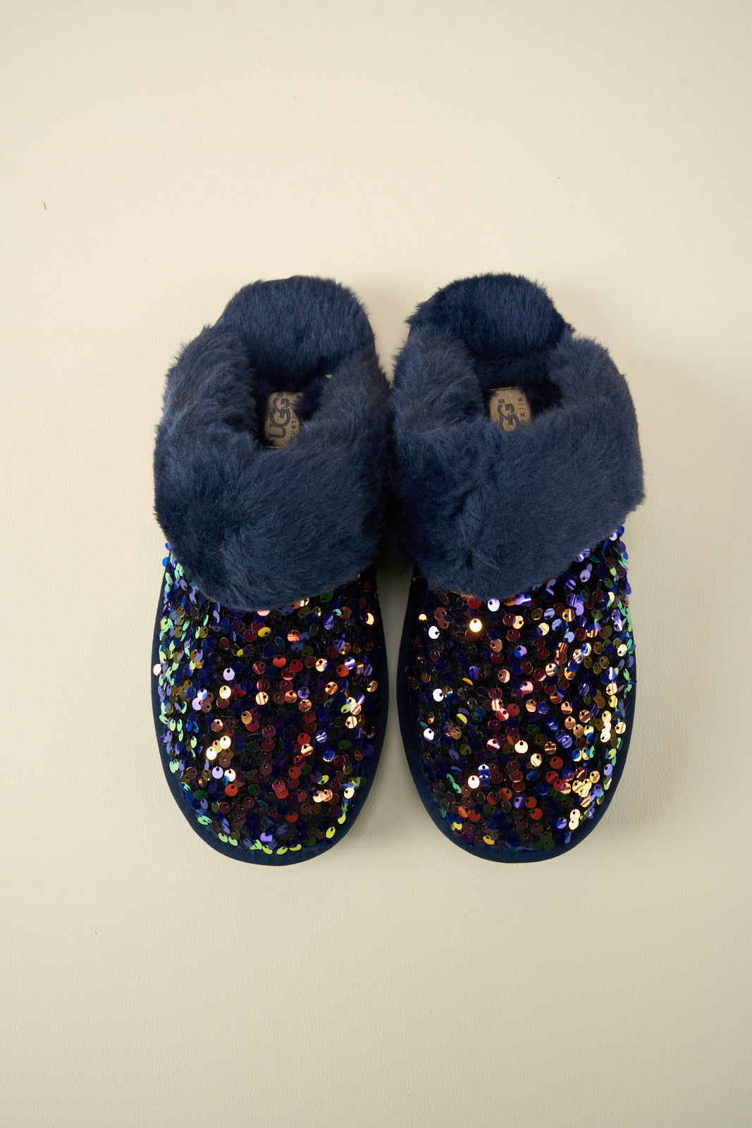 SMAIBULUN Ugg | Cozy Day Glam Sequins Slipper - Navy