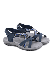 Siketu | Abstract Embroidered Footbed Sandal