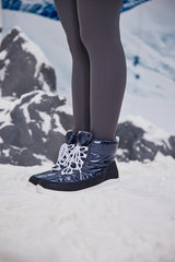 Frozen Princess | Stone Tyra Water-Repellent Snow Boot - Navy