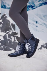 Frozen Princess | Stone Tyra Water-Repellent Snow Boot - Navy