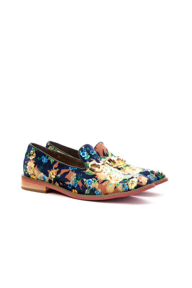 Soffia | Essie Floral Printed Suede Loafer