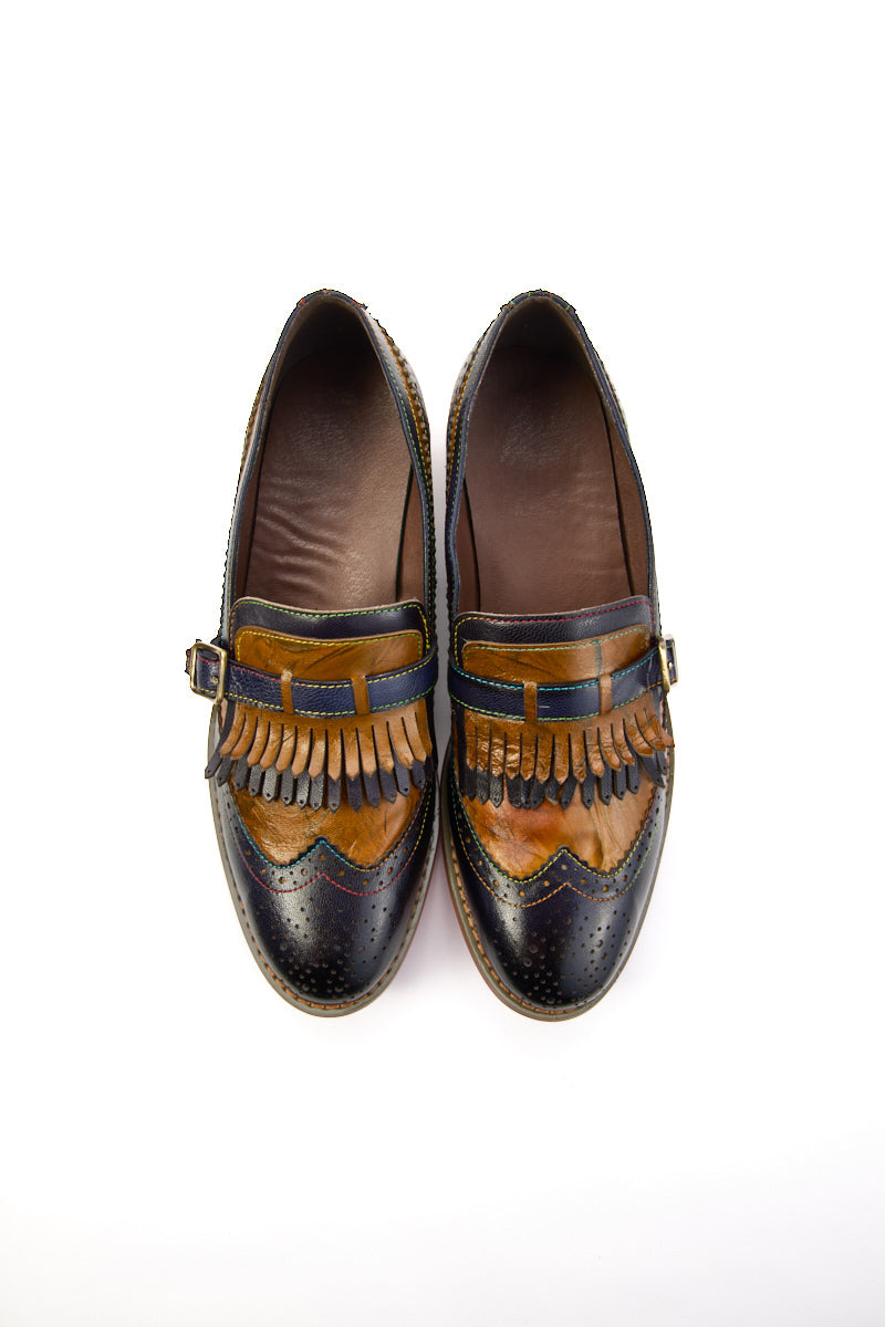 Soffia | Marguerite Leather Moccasin Oxford