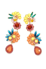 Neil Acrylic Flower Drop Earrings