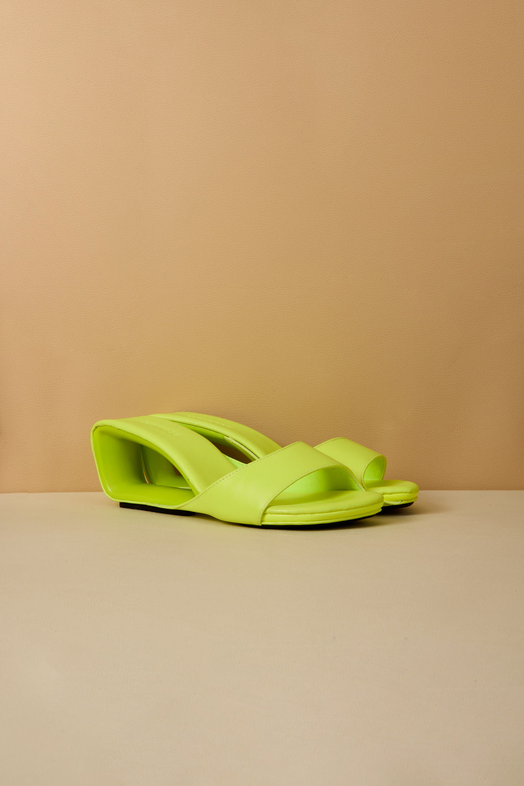 Jady Rose | In Your Court Leather Slides - Green