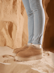 Smaibulun Ugg | Tassie X Tasman Platform Slipper Boot - Sand