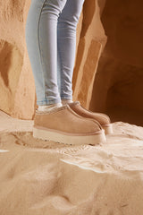 Smaibulun Ugg | Tassie X Tasman Platform Slipper Boot - Sand