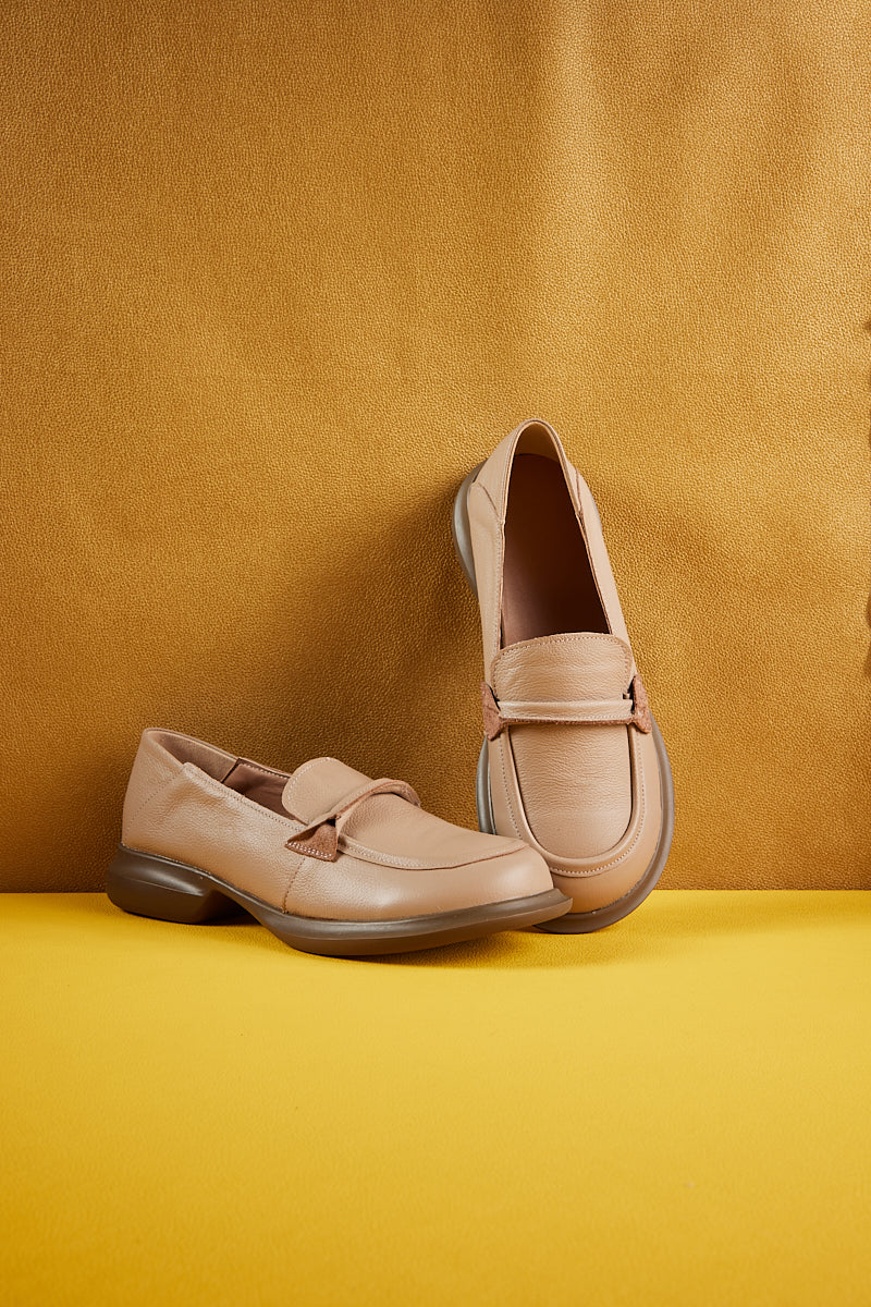 Rumour Has It | Simple Your Way Leather Loafer - Neutral