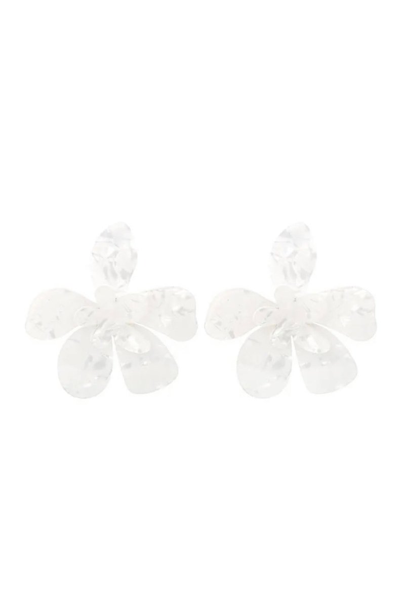 Oversized Acrylic Flower Earrings