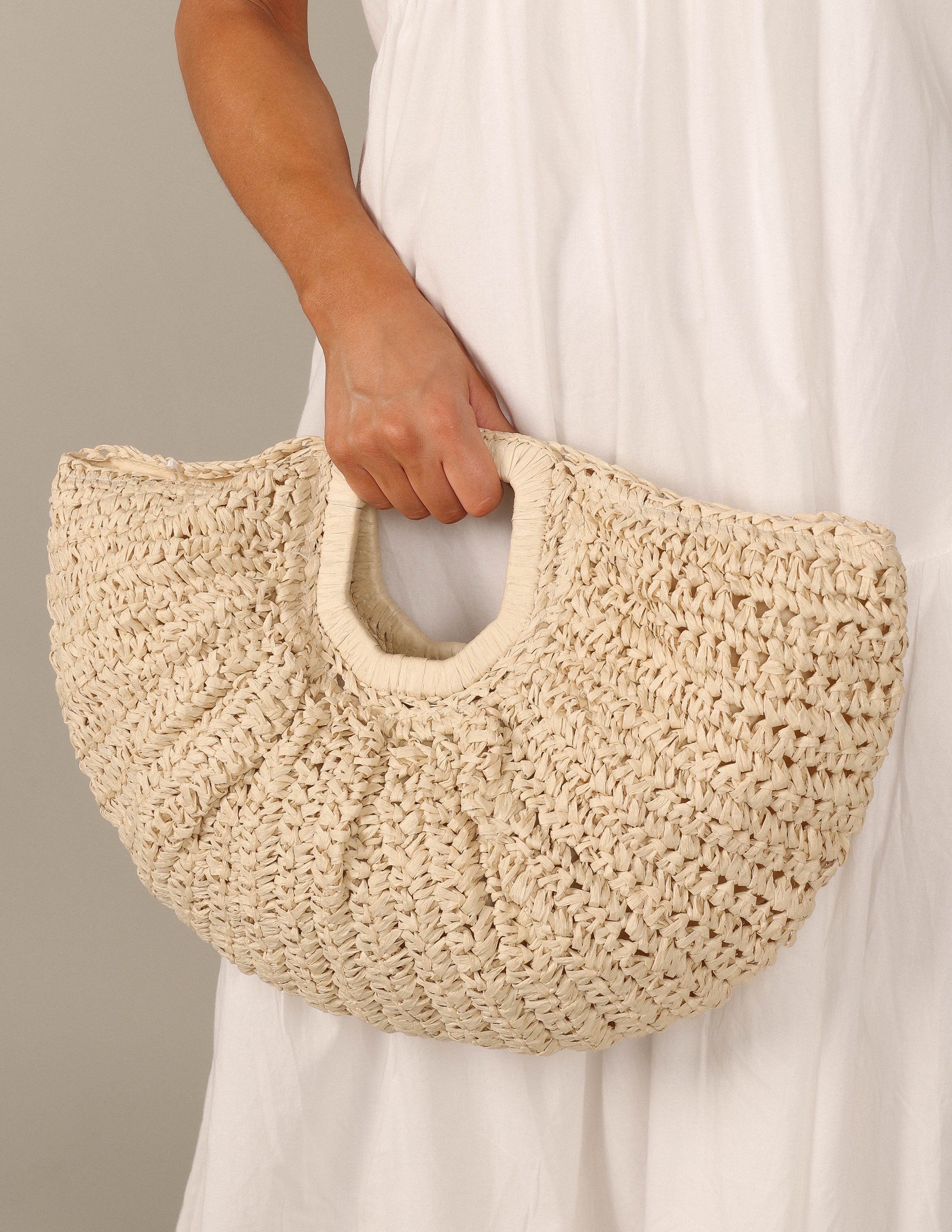 Luna-Natural-Straw Bag