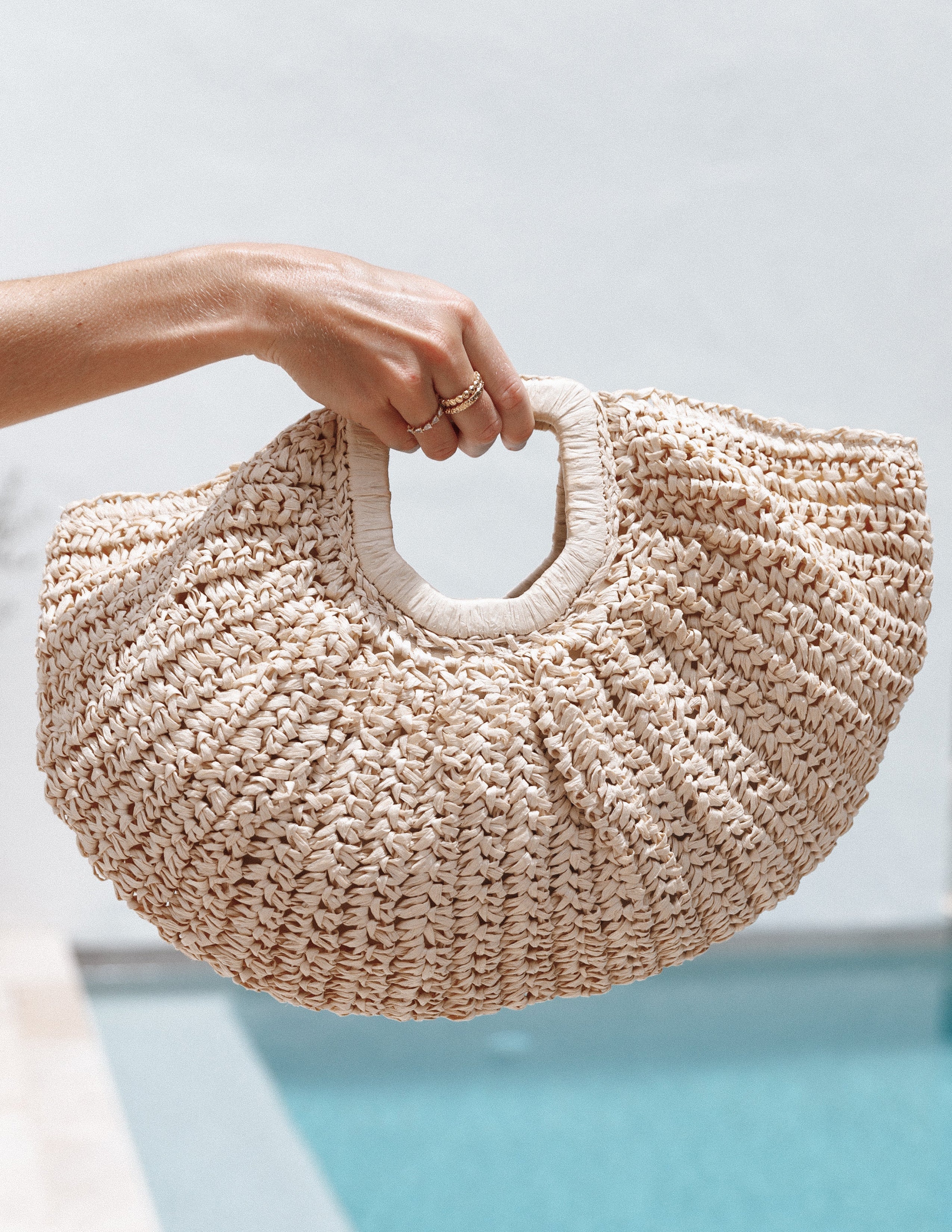 Luna-Natural-Straw Bag