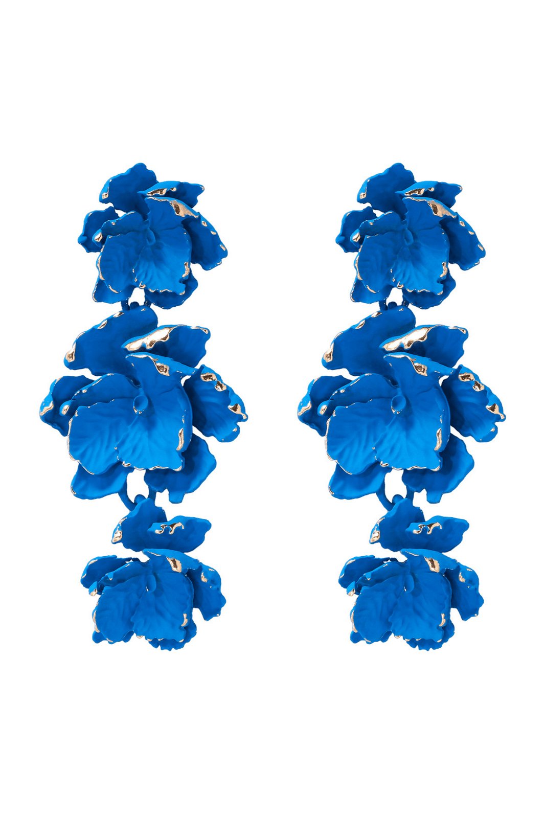 Phyllis Varnish Flower Earrings