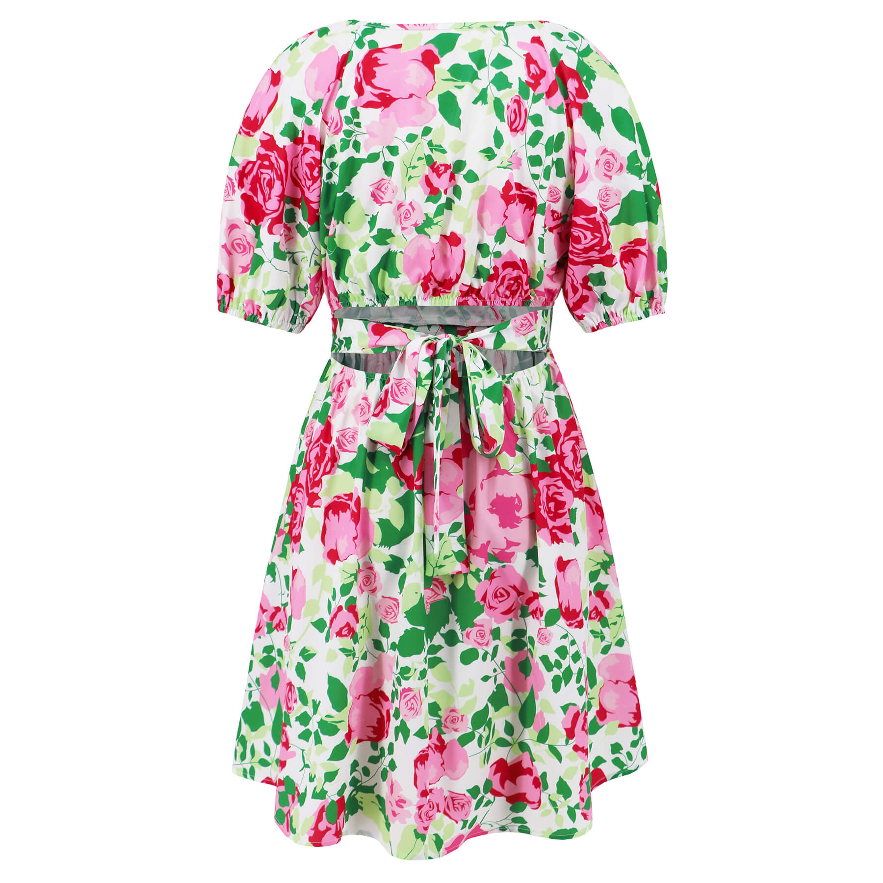 Ellerie Floral Wrap Mini Dress - Pink