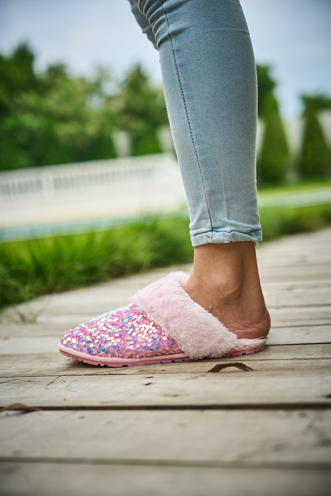 SMAIBULUN Ugg | Cozy Day Glam Sequins Slipper - Pink