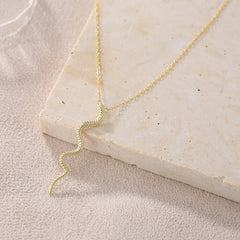 925 Snake Pendant Necklace