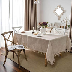 Natural Linen Tablecloth