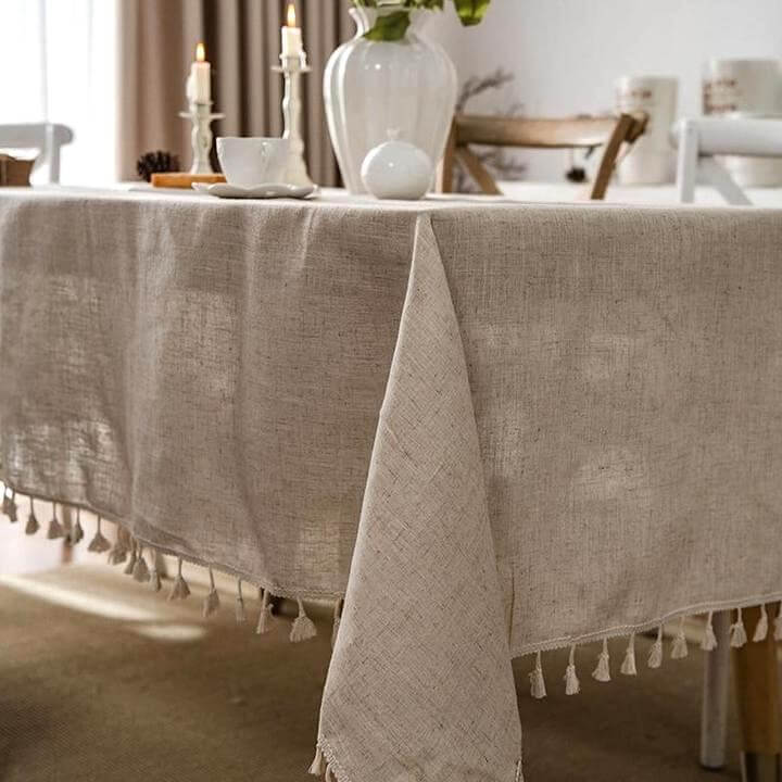 Natural Linen Tablecloth