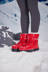 Frozen Princess | Moon Walker Water-Repellent Snow Boot - Red